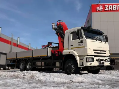 Бортовой КАМАЗ 65117 с КМУ SUNHUNK К238-4