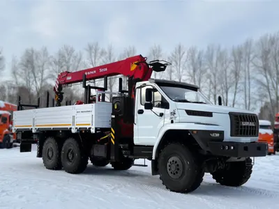 Бортовой УРАЛ 4320 с КМУ SUNHUNK S2106