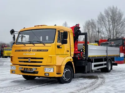 Бортовой КАМАЗ 4308 с КМУ SUNHUNK К168-4