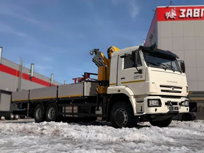Бортовой КАМАЗ 65117 с КМУ XCMG SQZ160