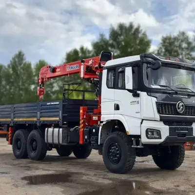 Бортовой SHACMAN X3000 6*6 с КМУ KANGLIR KS2056H