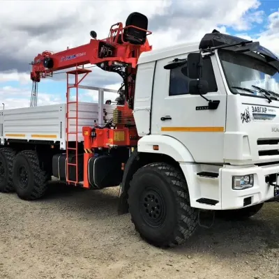 Бортовой КАМАЗ 43118 с КМУ KANGLIM KS2057H (дв. КАМАЗ, сп/место)