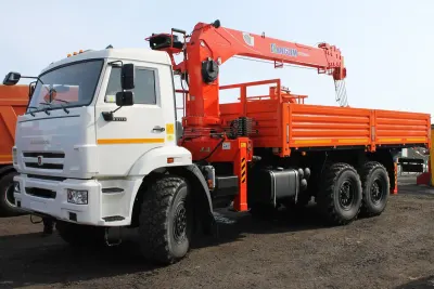 Бортовой КАМАЗ 43118 с КМУ KANGLIM KS2057H (дв. КАМАЗ, без сп/места)