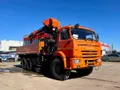 Бортовой КАМАЗ 43118 6×6 с КМУ KANGLIM KS2056H (двигатель Cummins, спальное место) — фото 1