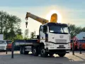 Бортовой FAW CA3310 8×4 с КМУ XCMG SQS350-5 — фото 1