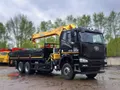 Бортовой FAW J6L 4x2 с КМУ XCMG SQS 250-5 — фото 1