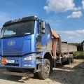 Бортовой FAW CA3310 с КМУ HANGIL HGC987 — фото с Авито