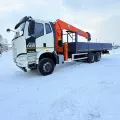 Бортовой FAW J6L 4*2 с КМУ HANGIL HGC756 — фото с Авито