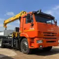 Бортовой КАМАЗ 65115 6x4 с КМУ XCMG SQZ330-6 (без спального места) — фото с Авито