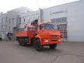 Седельный тягач КАМАЗ 65116 (6×4) с КМУ HANGIL HGC987 — фото