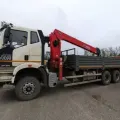 Бортовой FAW J6P 6*6 с КМУ HORYONG HRS216 — фото с Авито