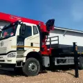 Бортовой FAW J6P 6*6 с КМУ HORYONG HRS216 — фото с Авито