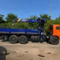 Бортовой КАМАЗ 43118 с КМУ DONGYANG SS1956 ACE (дв. Cummins, сп/место) — фото с Авито