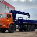 Бортовой КАМАЗ 43118 с КМУ DONGYANG SS1956 ACE (дв. Cummins, сп/место) — фото с Авито