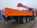 Бортовой КАМАЗ-65115 6×4 с КМУ KANGLIM KS2057H (спальное место) — фото