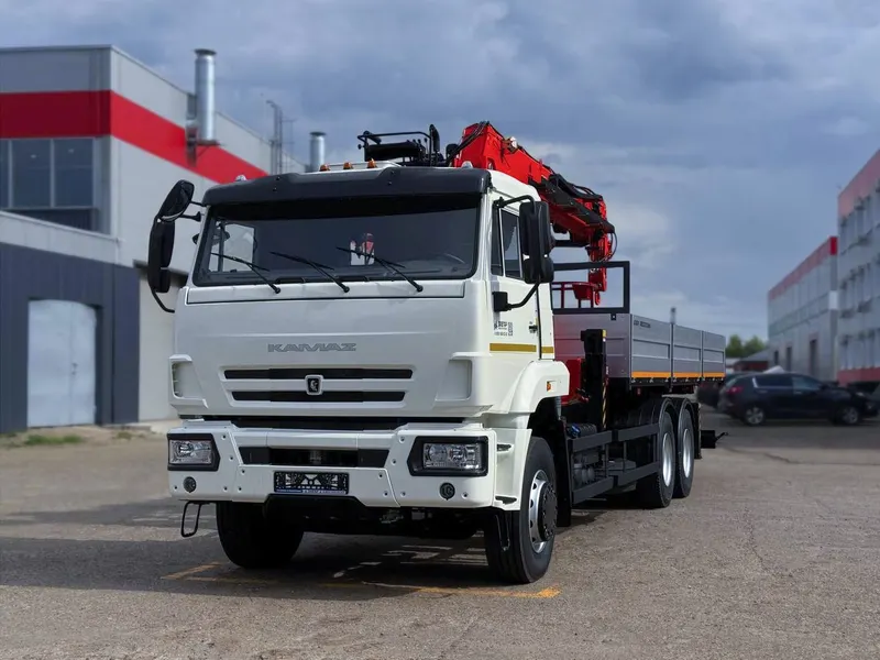 Бортовой КАМАЗ 65117 с КМУ KANGLIM KS2056H