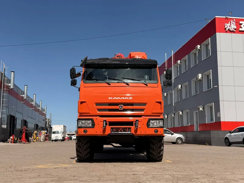 Бортовой КАМАЗ 43118 с КМУ Palfinger ИТ200 (верхний пост, дв. КАМАЗ, без сп/места)